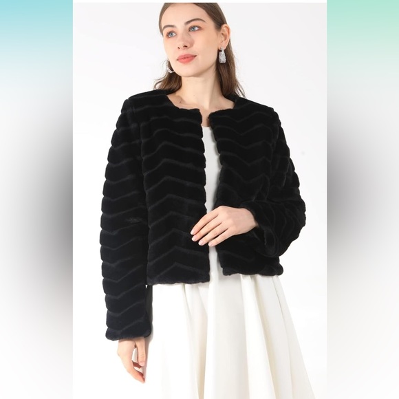 FURTOO Jackets & Blazers - Faux Fur Coat Womens Fuzzy